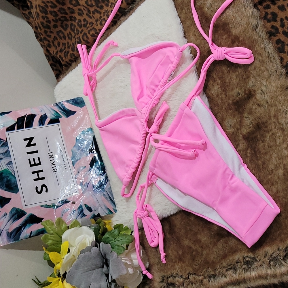 Shein Bikini pink size S